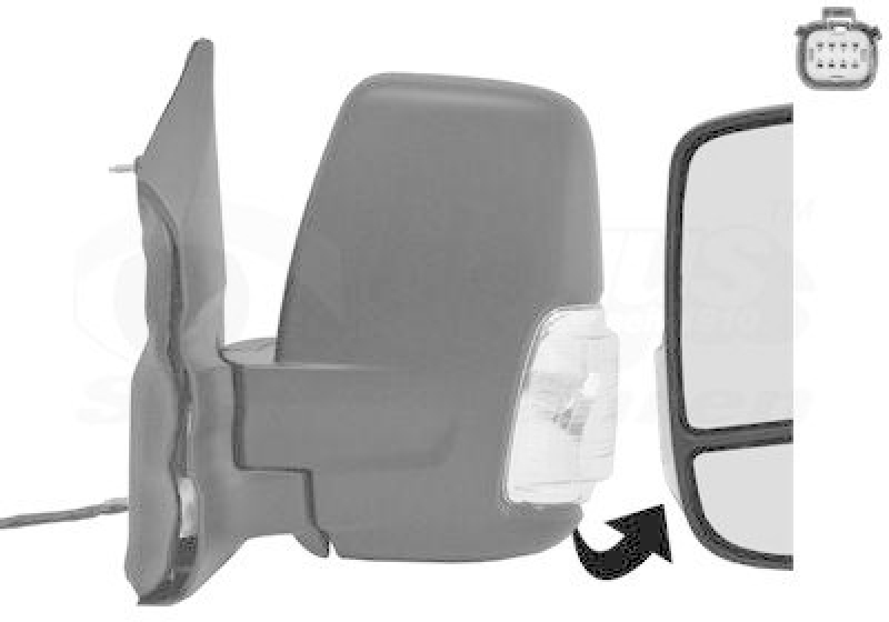 VAN WEZEL Outside Mirror * HAGUS *