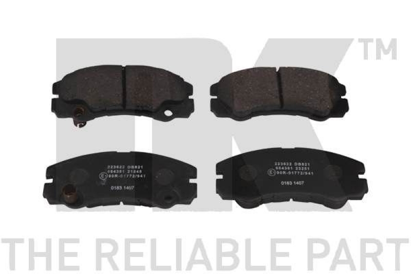 Bremsbelagsatz, Scheibenbremse 223622