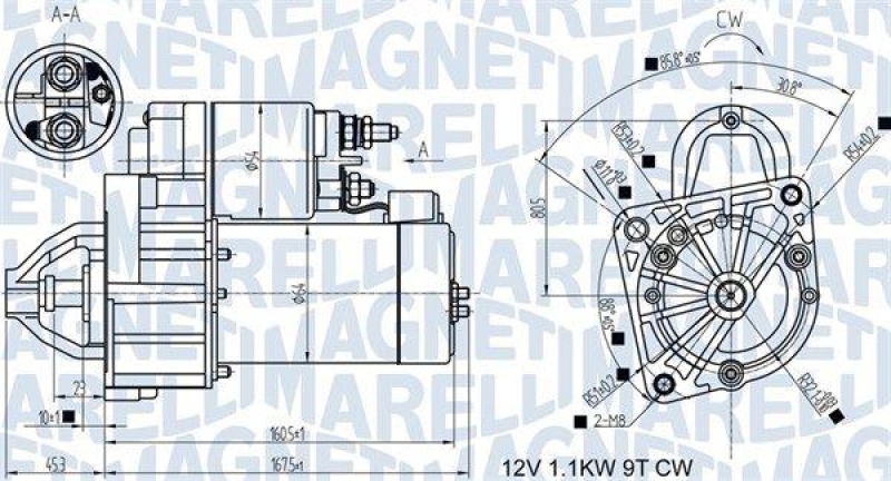 MAGNETI MARELLI Starter 63721345010