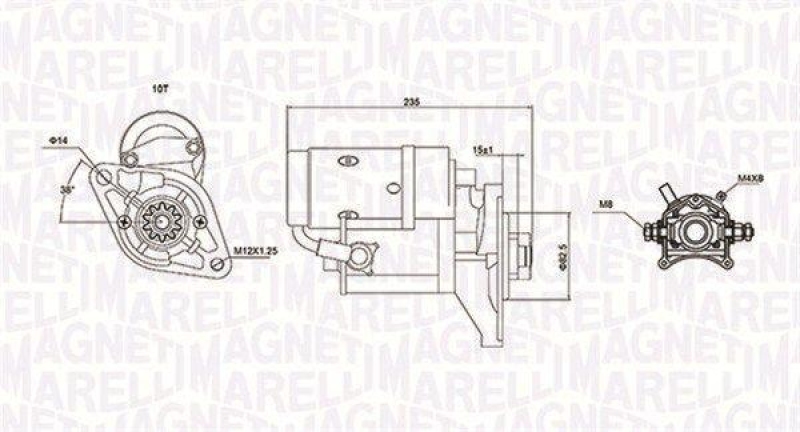 MAGNETI MARELLI Starter 63721089010