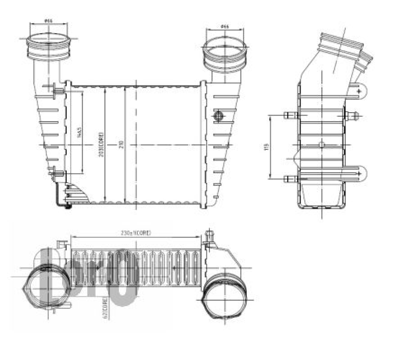 Ladeluftk&uuml;hler 053-018-0004