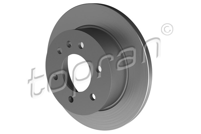 2x TOPRAN Bremsscheibe 111654