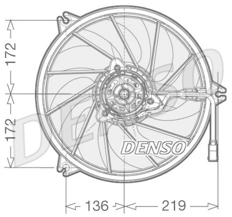 DENSO Lüfter, Motorkühlung