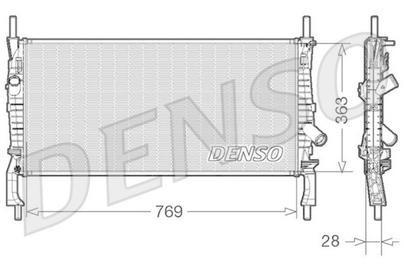 DENSO Kühler, Motorkühlung