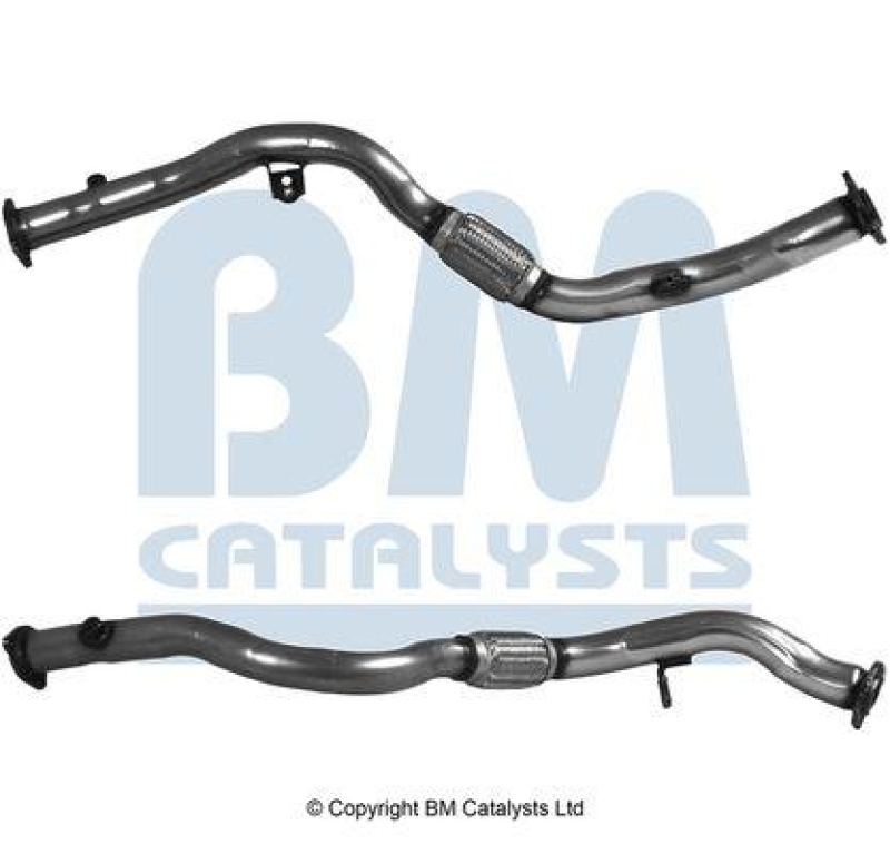 BM Catalysts Abgasrohr mitte passend für Audi A6 C7 Avant 2.0 TDI Q5 A4 B8