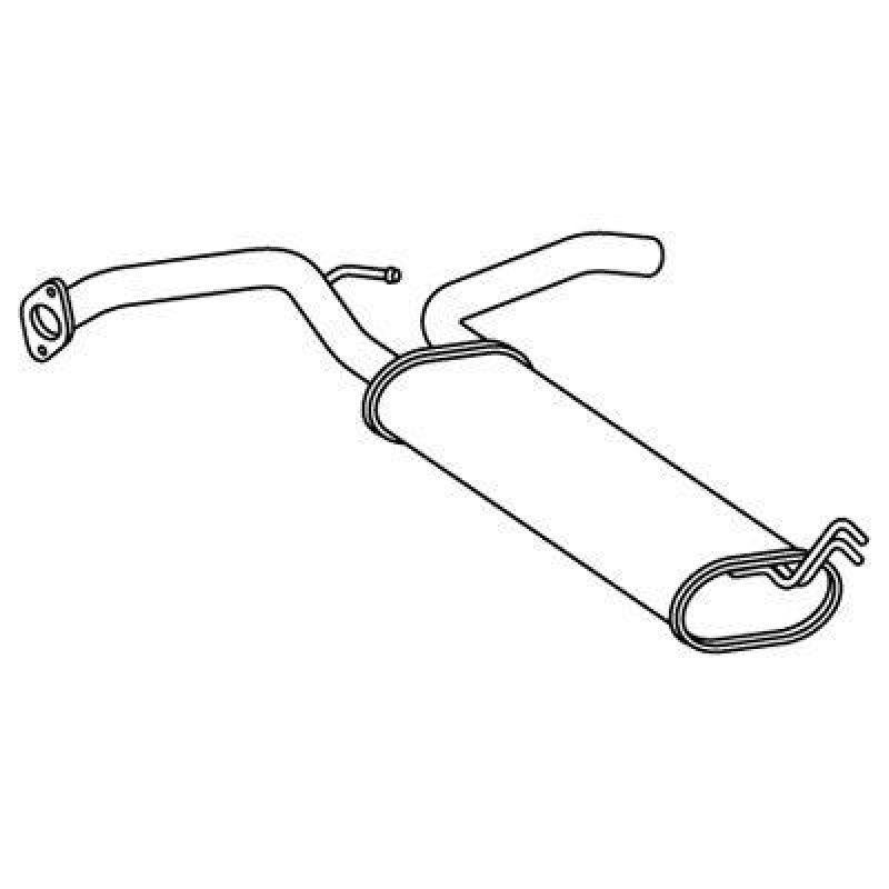 HELLA Endschalldämpfer Easy2Fit – PARTNERED with Faurecia 8LD 366 032-261