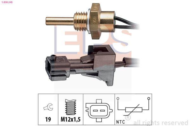 EPS Sensor, Kühlmitteltemperatur Made in Italy - OE Equivalent