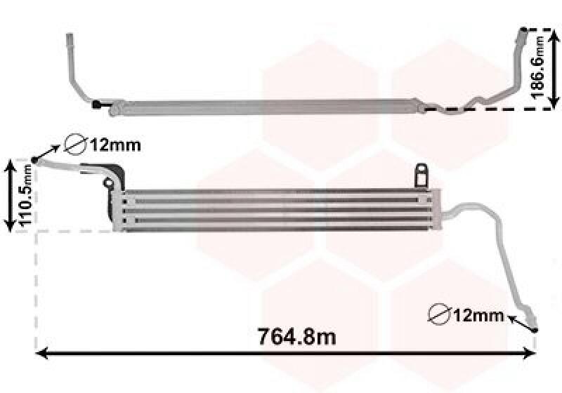 VAN WEZEL Oil Cooler, steering system