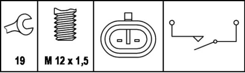 HELLA Switch, reverse light