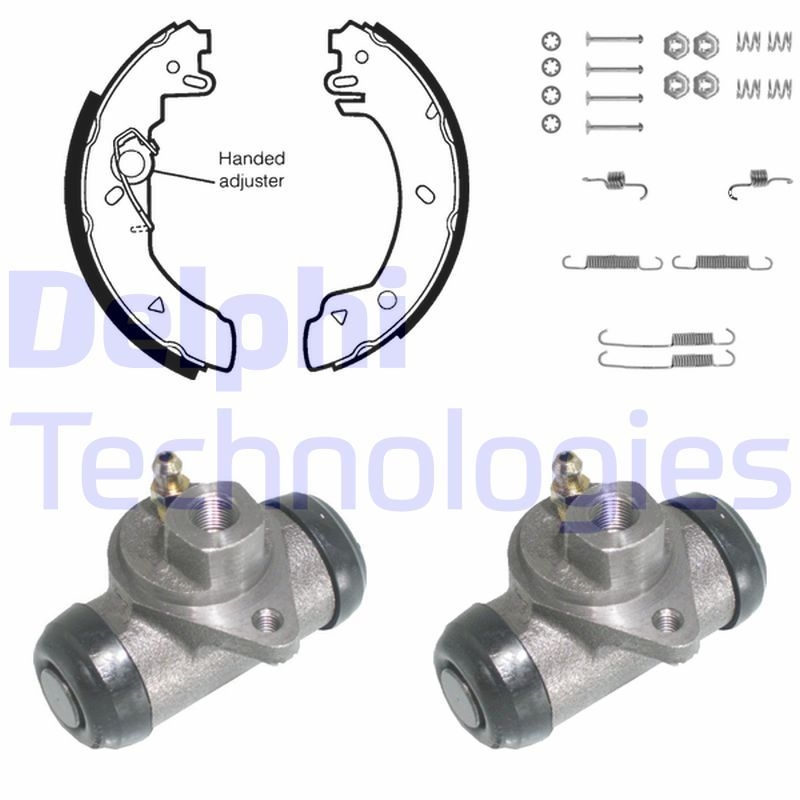 DELPHI Brake Shoe Set