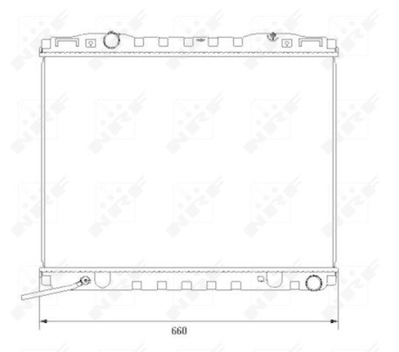 NRF Radiator, engine cooling