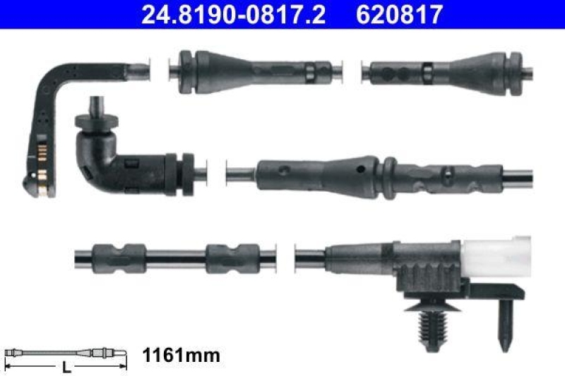 ATE Warning Contact, brake pad wear