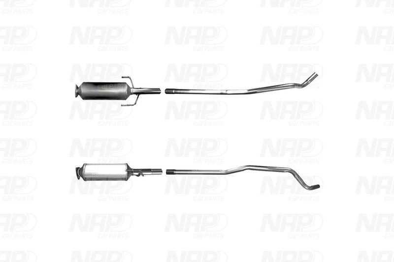 NAP carPARTS Ruß-/Partikelfilter, Abgasanlage