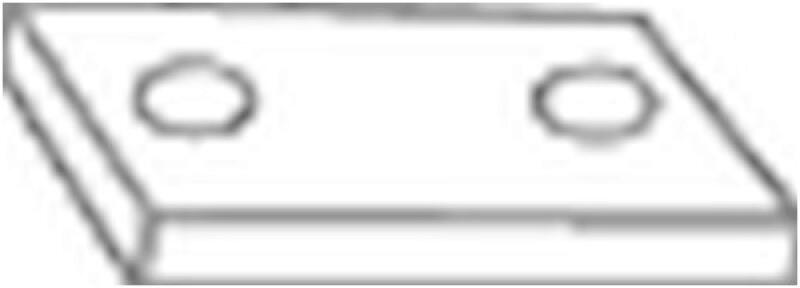 BOSAL Gasket, exhaust pipe