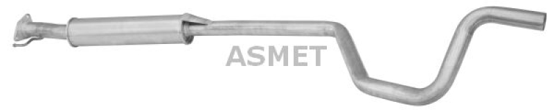 ASMET Mittelschalldämpfer