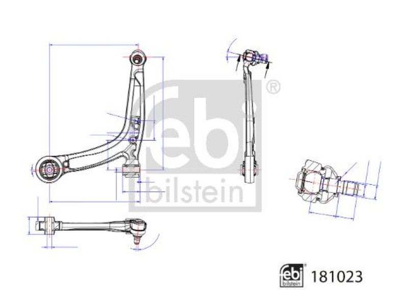 FEBI BILSTEIN Control Arm/Trailing Arm, wheel suspension