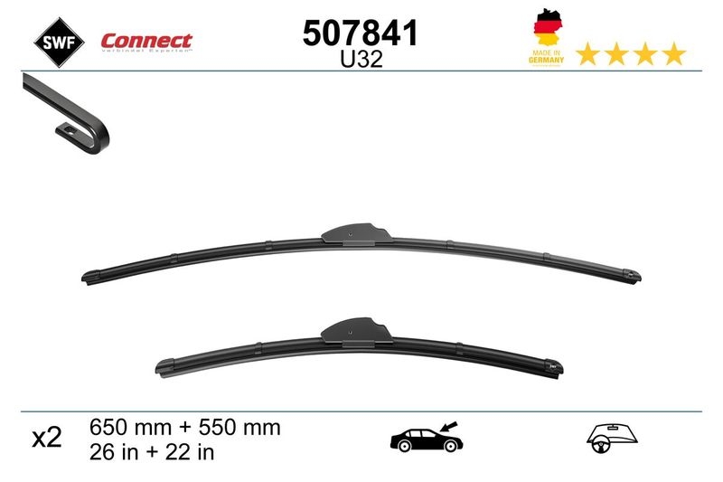 SWF Wischblatt CONNECT MADE IN GERMANY