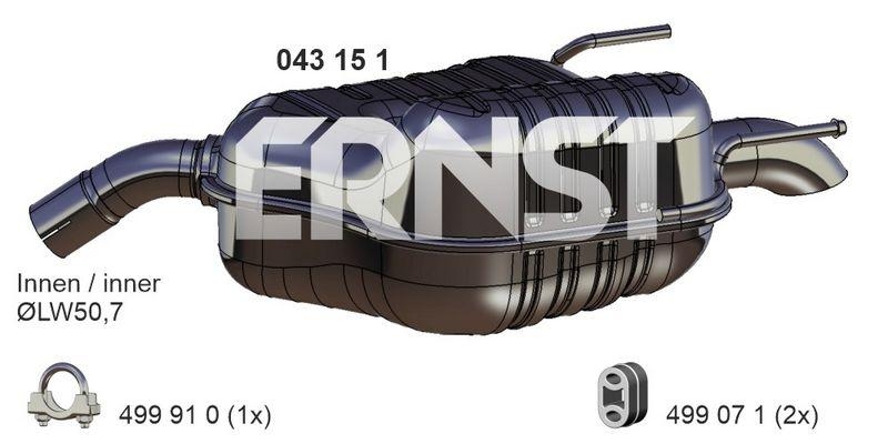 ERNST Endschalld&auml;mpfer