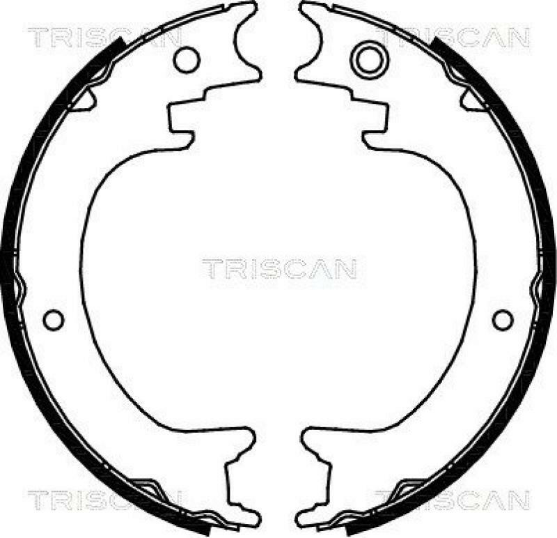 TRISCAN Bremsbackensatz, Feststellbremse