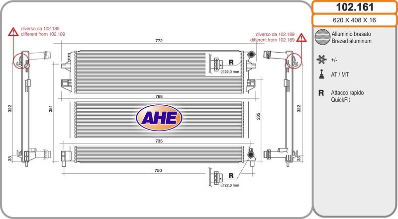 AHE Kühler, Motorkühlung