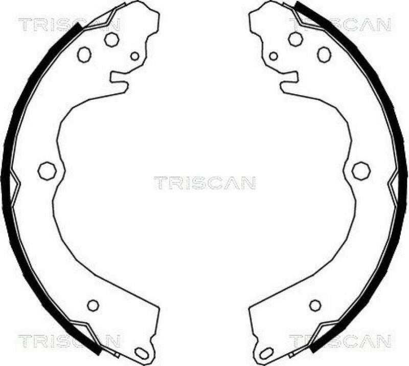 TRISCAN Bremsbackensatz, Feststellbremse