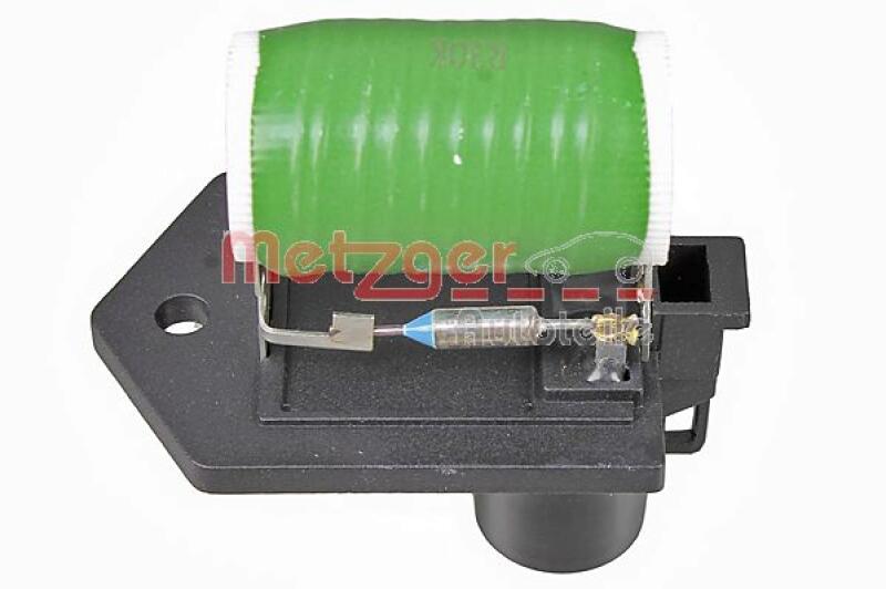 METZGER Pre-resistor, electro motor radiator fan