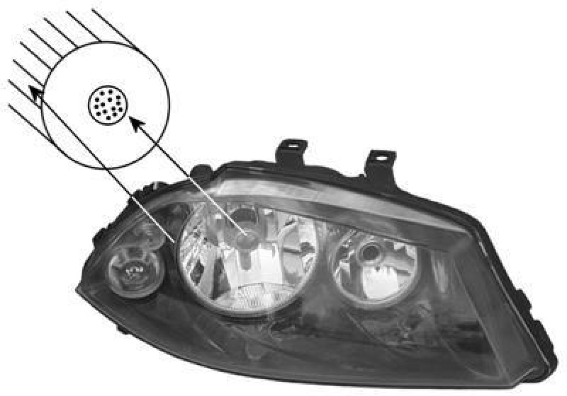 VAN WEZEL Headlight
