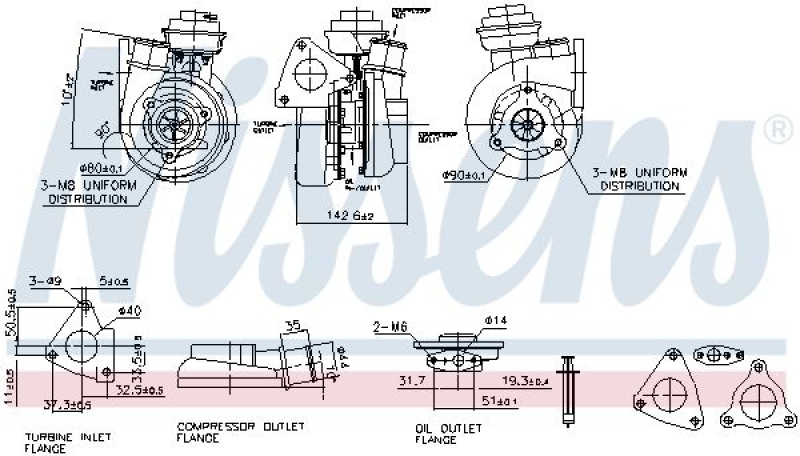 NISSENS Lader, Aufladung ** FIRST FIT **