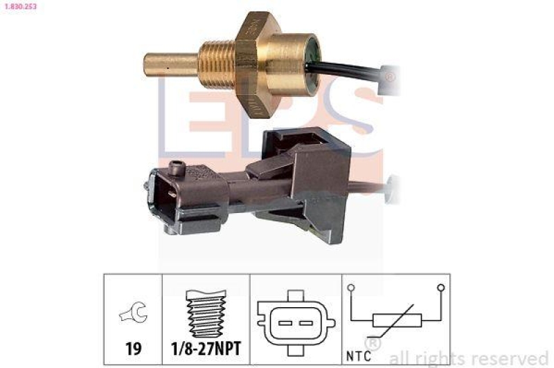 EPS Sensor, Kühlmitteltemperatur Made in Italy - OE Equivalent