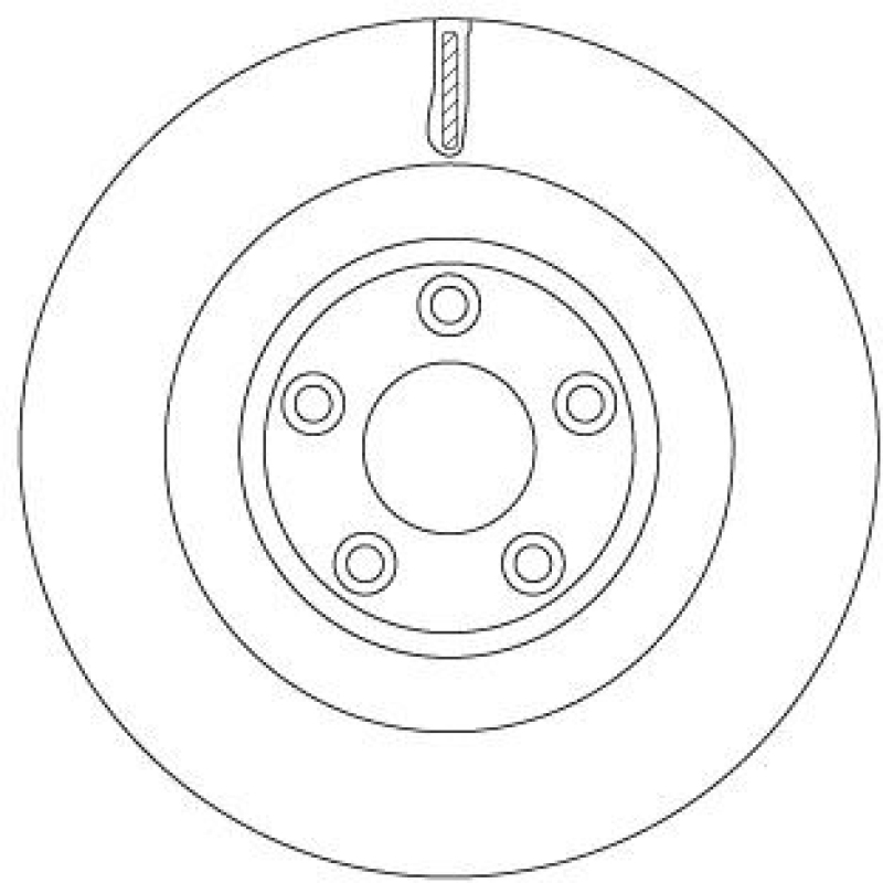 2x TRW Bremsscheibe