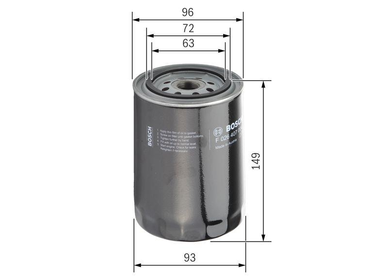 BOSCH &Ouml;lfilter F 026 407 004