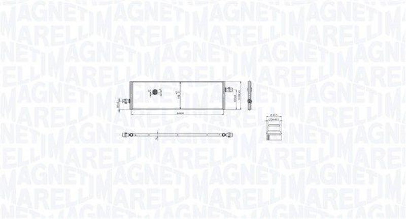 MAGNETI MARELLI Kühler, Motorkühlung