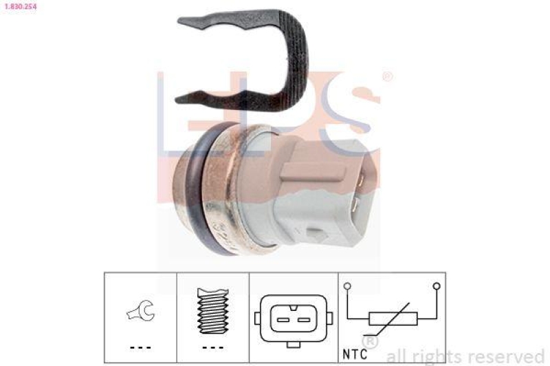 EPS Sensor, Kühlmitteltemperatur Made in Italy - OE Equivalent