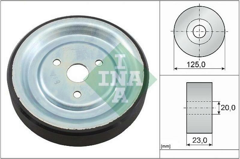 INA Deflection/Guide Pulley, v-belt