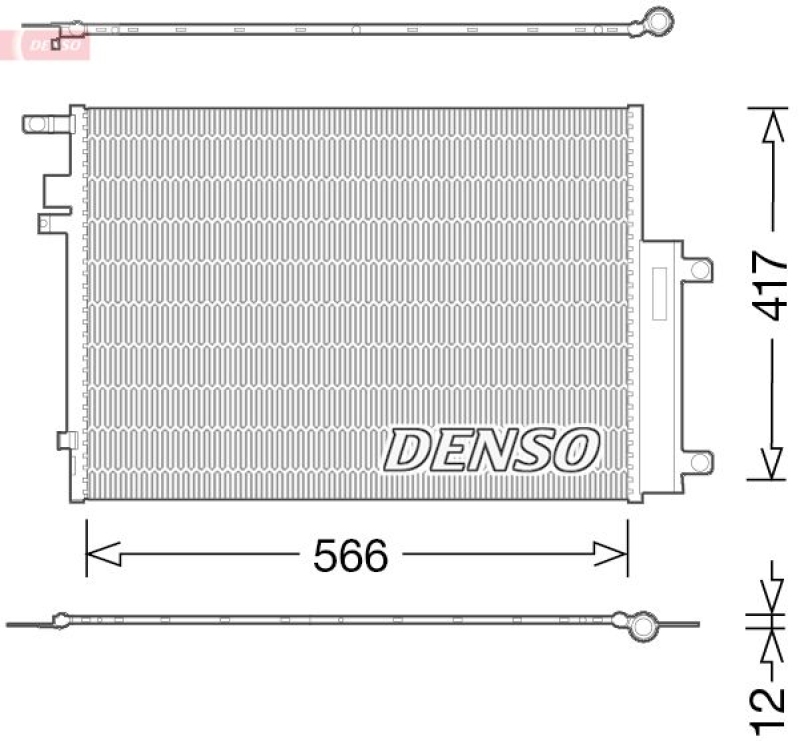 DENSO Kondensator, Klimaanlage