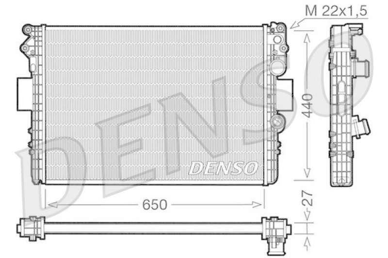 DENSO Radiator, engine cooling