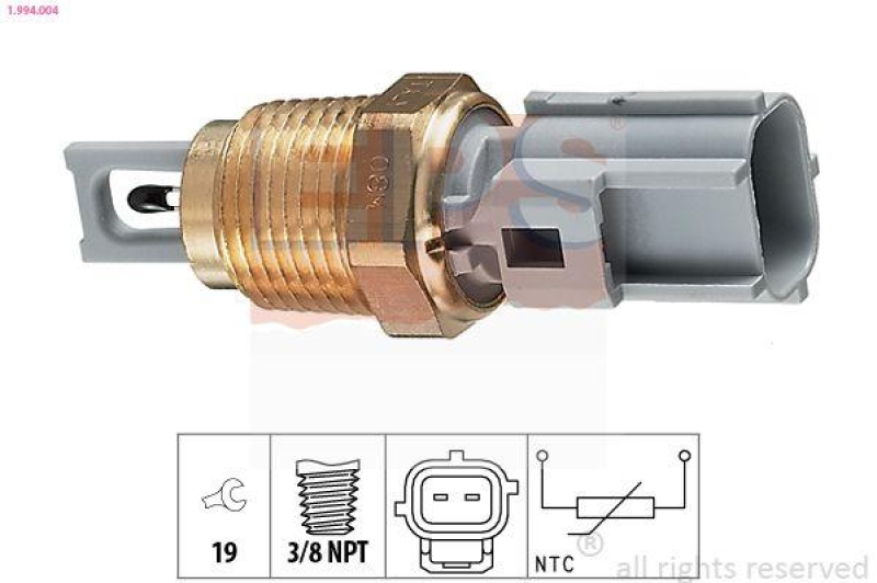 EPS Sensor, Ansauglufttemperatur Made in Italy - OE Equivalent