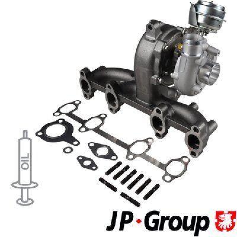 JP GROUP Turbolader ohne Pfand passend f&uuml;r VW Golf 4 Sharan Octavia 1.9 ...