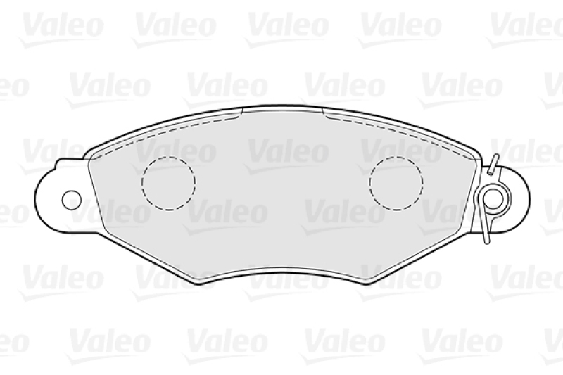 VALEO Bremsbelagsatz, Scheibenbremse ESSENTIAL 301726