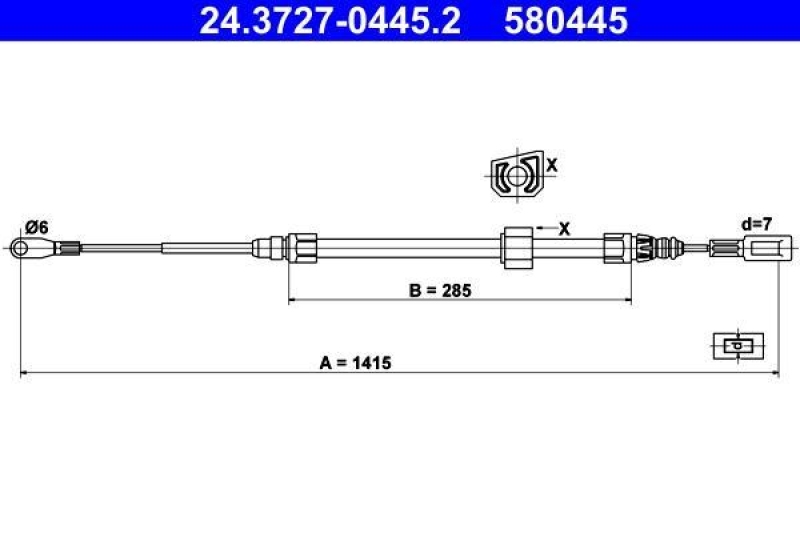 ATE Cable, parking brake