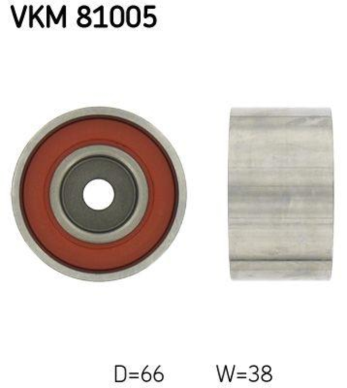 SKF Deflection/Guide Pulley, timing belt