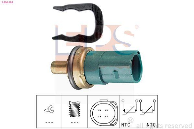 EPS Sensor, Kühlmitteltemperatur Made in Italy - OE Equivalent