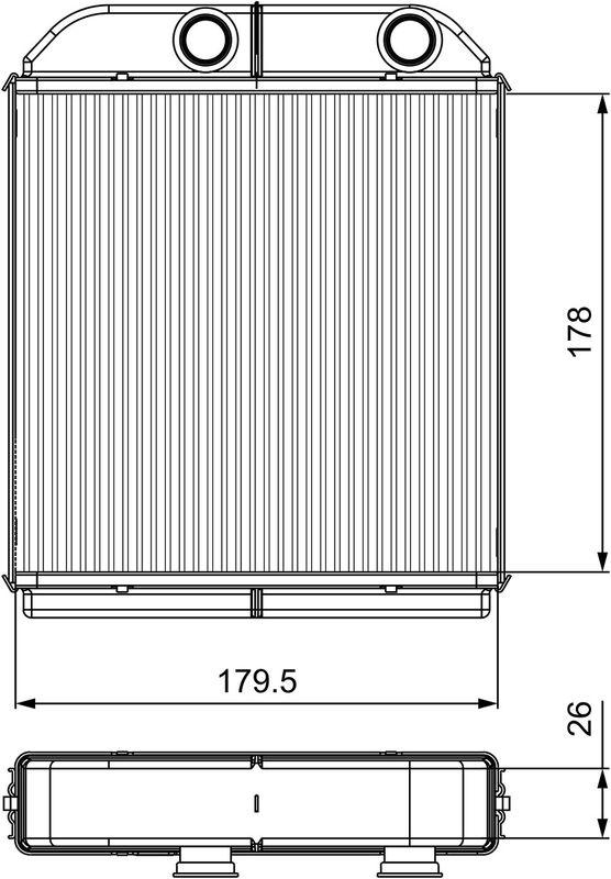 VALEO W&auml;rmetauscher, Innenraumheizung
