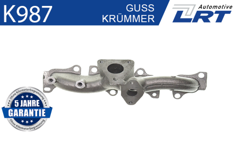 LRT Krümmer, Abgasanlage