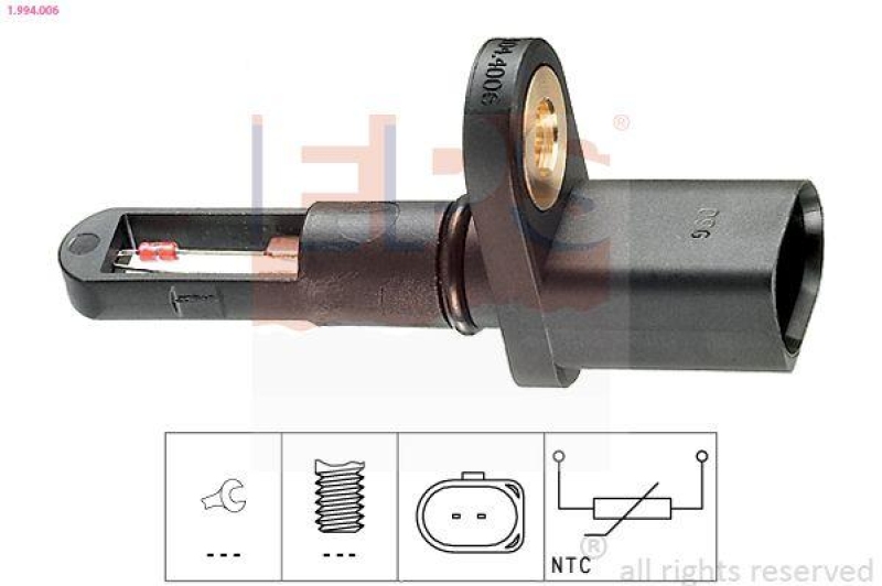 EPS Sensor, Ansauglufttemperatur Made in Italy - OE Equivalent