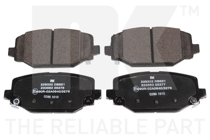 NK Brake Pad Set, disc brake