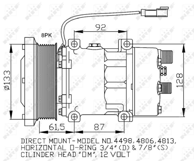 NRF Compressor, air conditioning