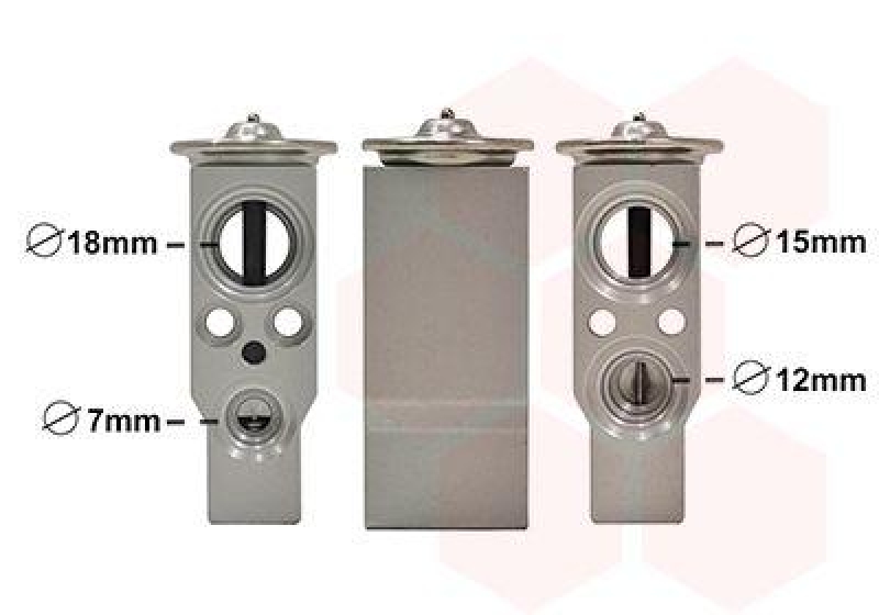 VAN WEZEL Expansionsventil, Klimaanlage 37011702