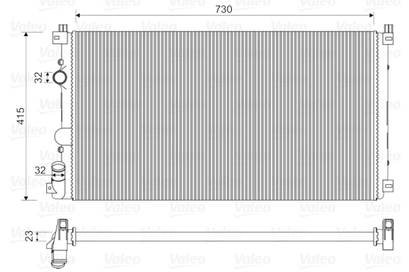 VALEO Radiator, engine cooling