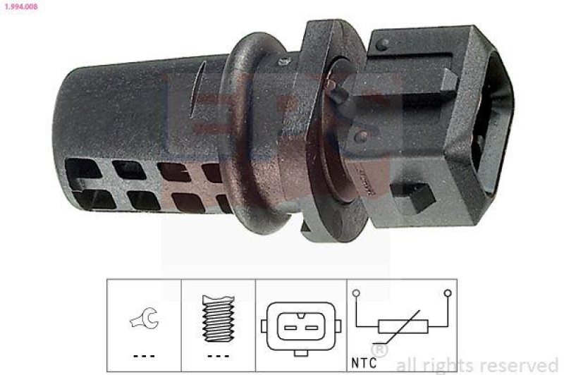EPS Sensor, Ansauglufttemperatur Made in Italy - OE Equivalent